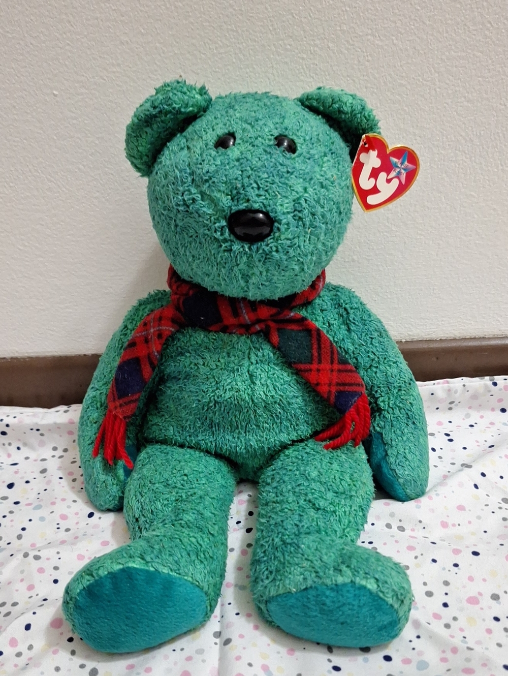 Wallace TY BEANIE BUDDY Bear